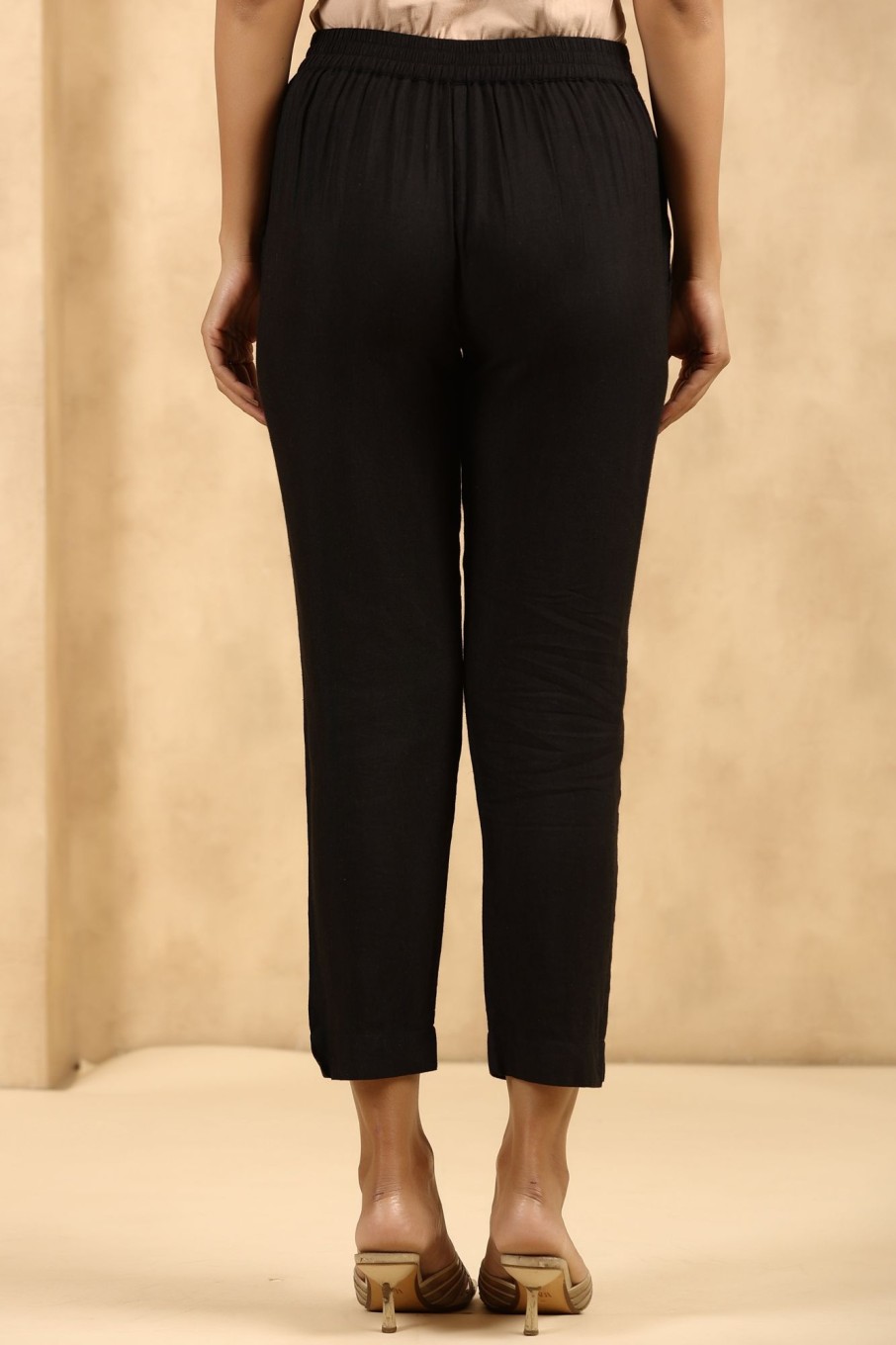 Women Juniper | Women'S Rayon Flex Solid Straight Pant - Juniper Black