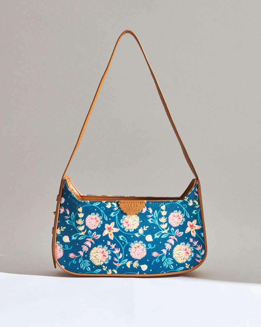 Others Chumbak | Teal By Chumbak Blue Bloom Shoulder Bag - Chumbak