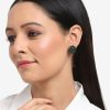 Jewellery Ruby Raang | Women'S Bottle Green Studs - Ruby Raang