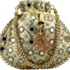 Others Ritzie | Women'S Handmade Designer Embroidered Rajasthani Potli Bag - Ritzie