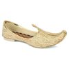 Others Desi Colour | Men'S Indian Ethnic Party Wear Golden Footwear - Desi Colour