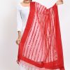 Women Moeza | Women'S Orgenza Mirror Stripe Thread Work Dupatta - Moeza Red