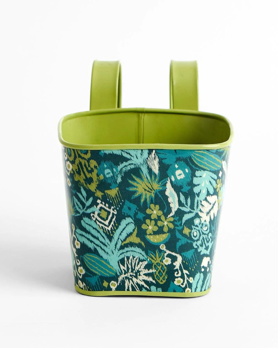 Others Chumbak | Jungle Ikkat Hanging Planter - Suqare - Chumbak