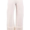 Women DECKEDUP | Women'S Cotton Shiffly Palazzo - Deckedup Cream