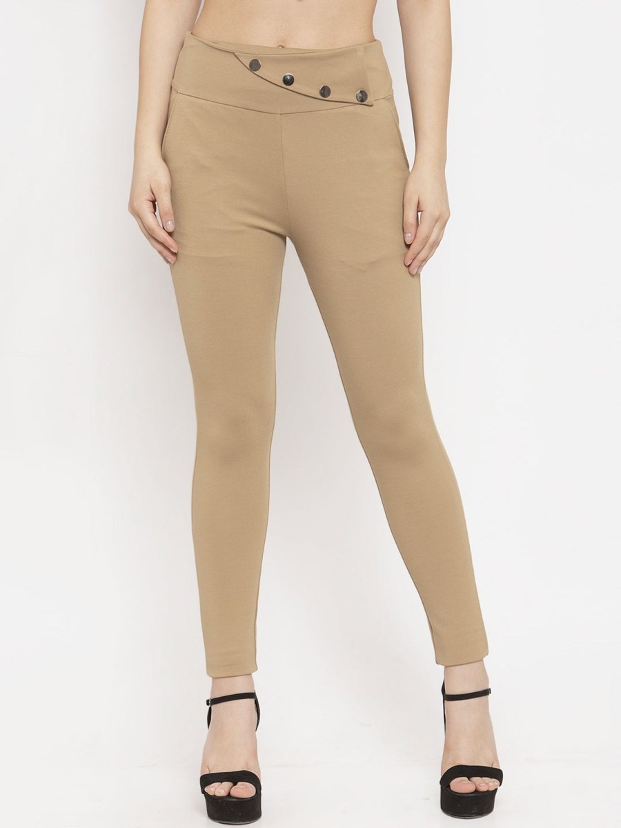 Women Wahe-NOOR | Women'S Fawn Relaxed Fit Jeggings - Wahe-Noor