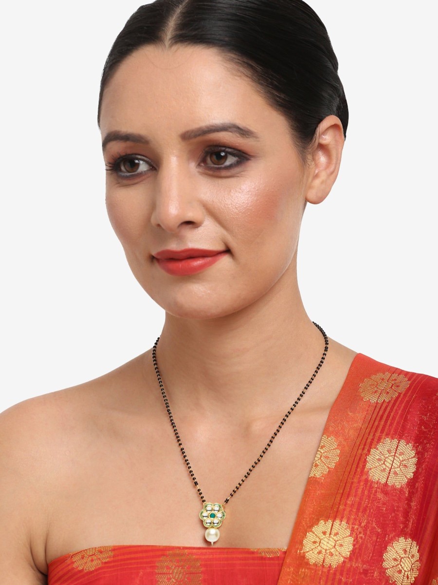 Jewellery Ruby Raang | Women'S Kundan Mangalsutra - Ruby Raang