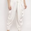 Women Wahe-NOOR | Women'S Off-White Rayon Dhoti Salwar - Wahe-Noor