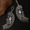 Jewellery Kamal Johar | Women'S Silver Parrot Hoops Earrings - Kamal Johar