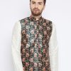 Men Sojanya | Men'S Olivegreen Nehru Jacket - Sojanya