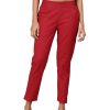 Women Wahe-NOOR | Women'S Maroon Cotton Trouser - Wahenoor