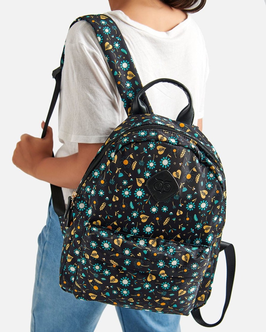 Others Chumbak | Daisy Day Backpack - Black - Chumbak