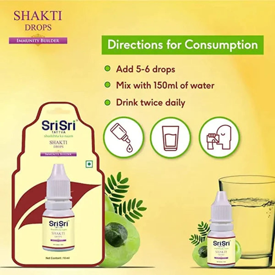 Others Sri Sri Tattva | Shakti Drops - Immunity Booster , 10Ml - Sri Sri Tattva