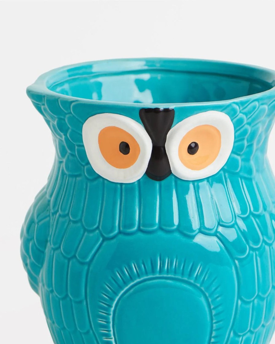 Others Chumbak | Be Owl Some Planter Teal - Chumbak