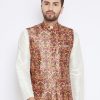 Men Sojanya | Men'S Multicolored Nehru Jacket - Sojanya