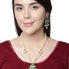 Jewellery Anikas Creation | Antique Matte Gold Finish Meenakari Pearl Jewellery - Anikas Creation Multicolor