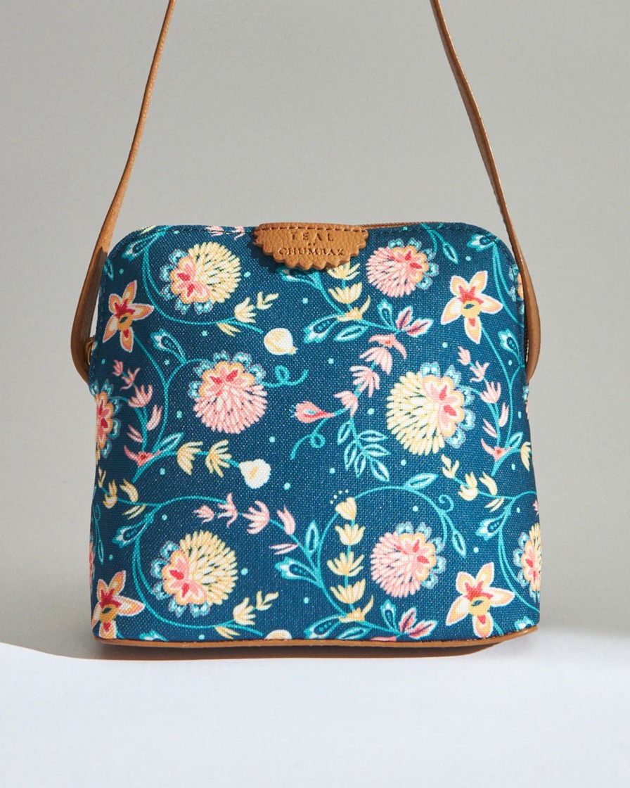 Others Chumbak | Teal By Blue Bloom Sling Bag - Chumbak