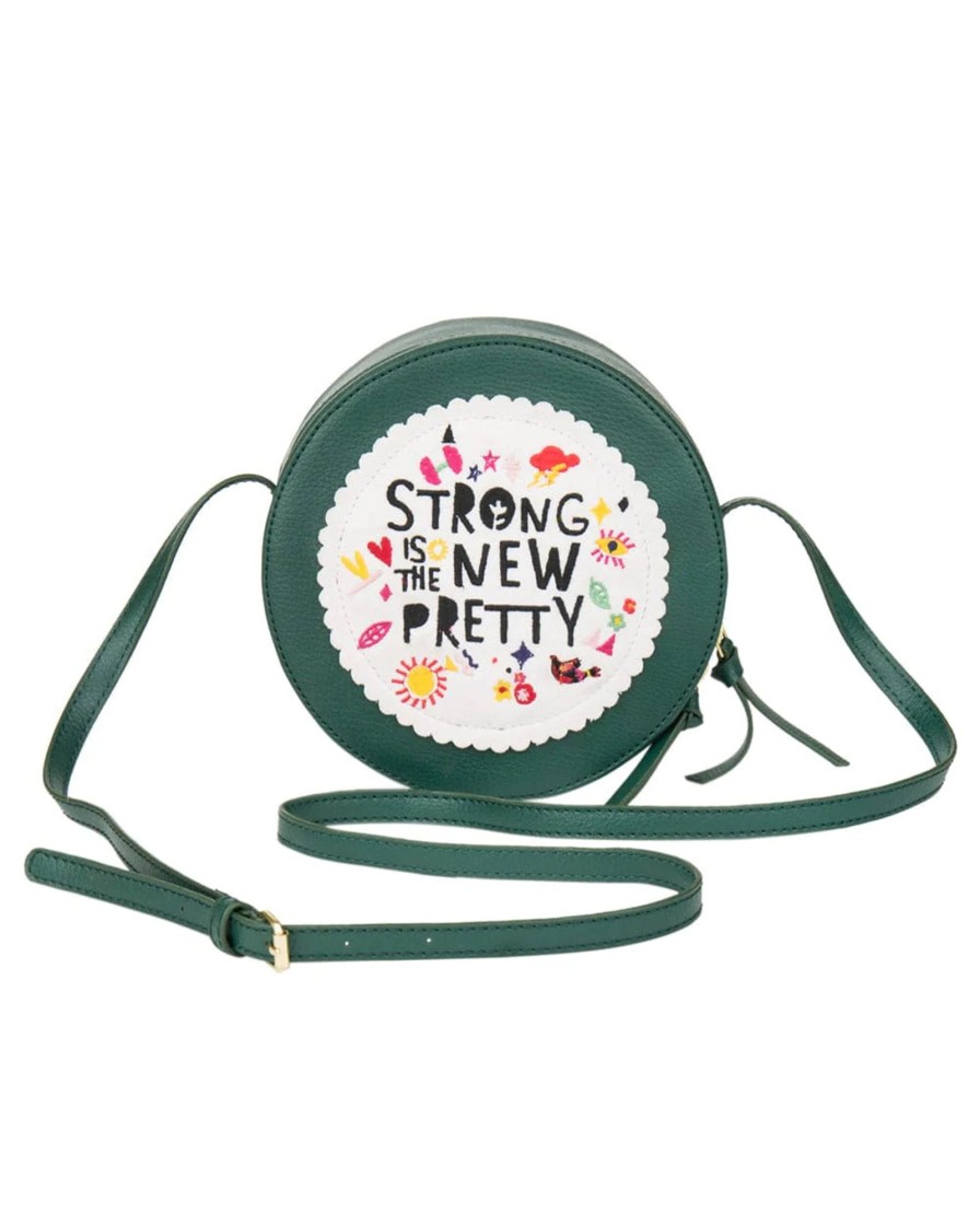 Others Chumbak | Strong Is The New Pretty Sling Bag Green - Chumbak