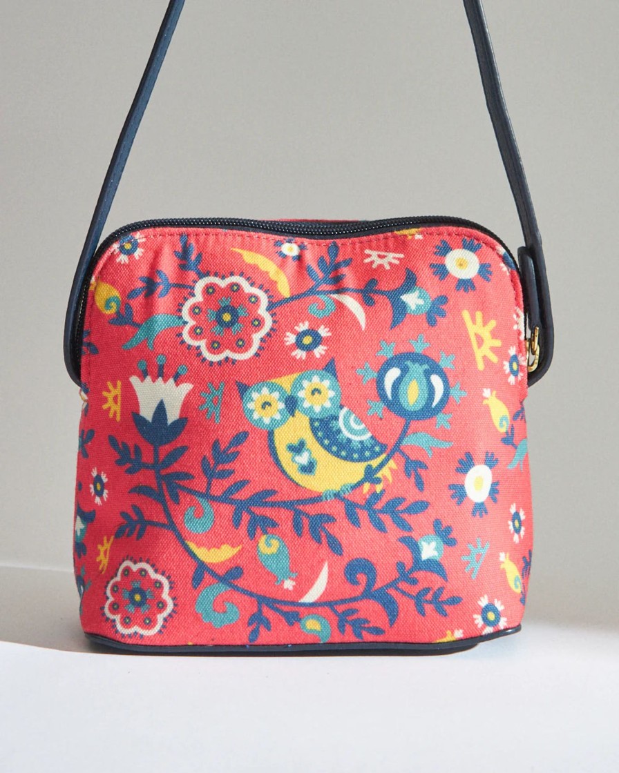 Others Chumbak | Teal By Chumbak Bukhara Blooms And Boons Sling Bag - Coral - Chumbak