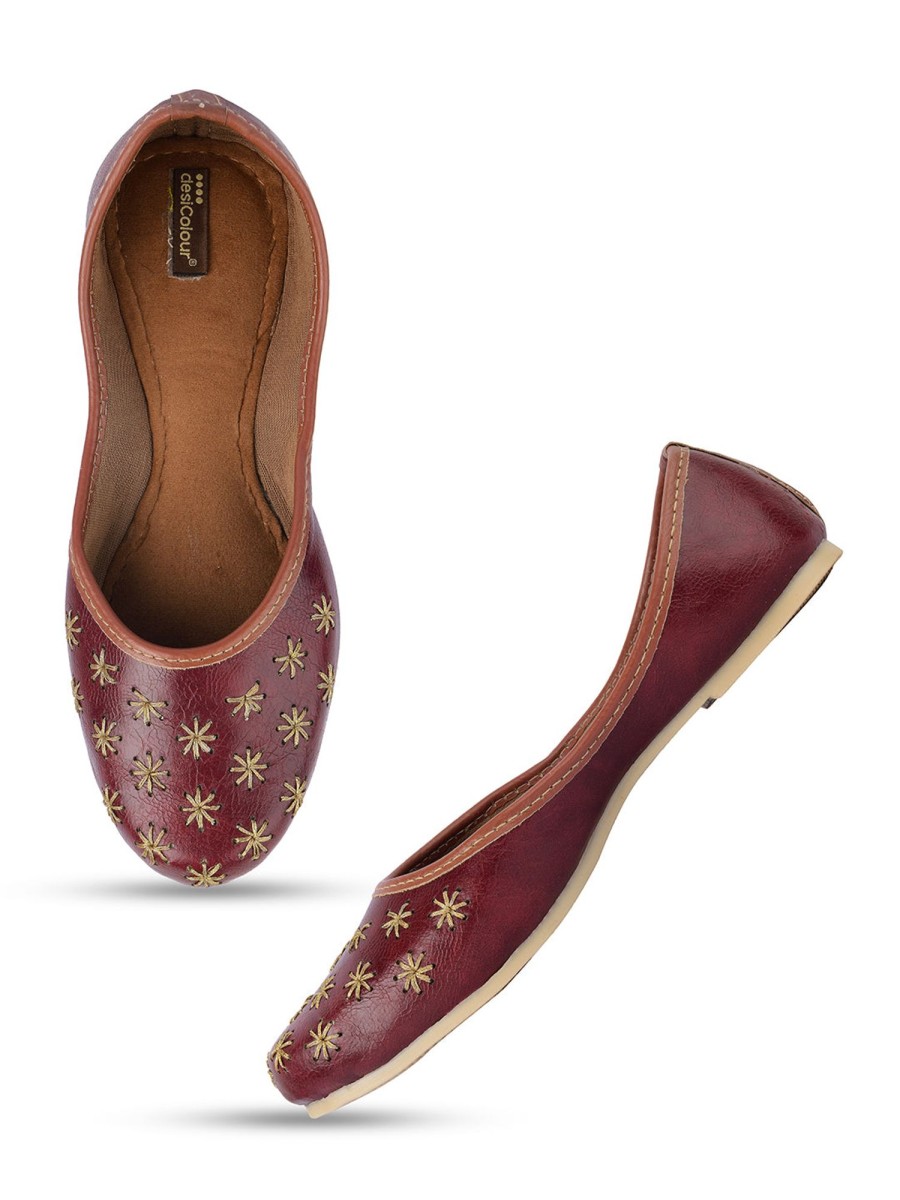 Others Desi Colour | Women'S Casuals Indian Ethnic Comfort Footwear - Desi Colour Brown