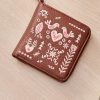 Others Chumbak | Swan Song Embroidered Mini Wallet - Chumbak