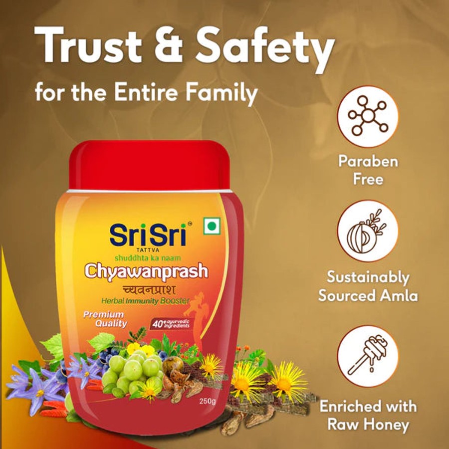 Others Sri Sri Tattva | Chyawanprash - Herbal Immunity Booster, 250G - Sri Sri Tattva