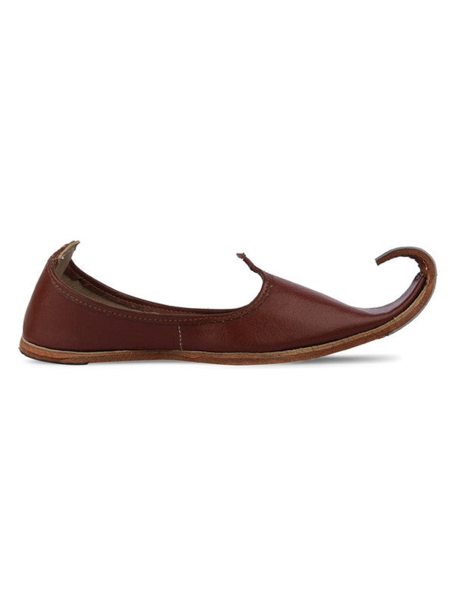 Others Desi Colour | Men'S Indian Ethnic Handrafted Brown Premium Leather Footwear - Desi Colour