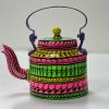 Others Kondapalli Toys | Odisha Saura Art Tribal Kettle Decor Multicolor - Kondapalli Toys