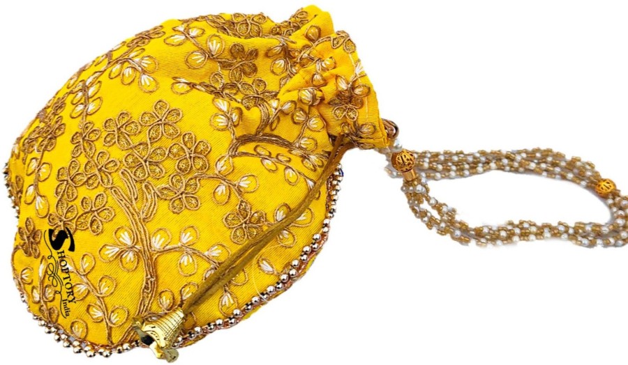 Others Ritzie | Women'S Potli Wristlet For Wedding Rakhi Gift - Ritzie