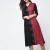 Women Aniyah | Women'S Block Printed Straight Kurta - Aniyah Black