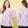 Women The Fab Factory | Women'S Rayon Top - The Fab Factory Pink