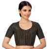 Women Shringaar | Women'S S Polyester Handloom Silk Saree Blouse. - Shringaar Black