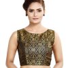 Women Madhu Fashion | Women'S Traditional Rich Banaras Brocade Sleeveless Readymade Saree Blouse - Madhu Fashion