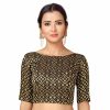 Women Shringaar | Women Black Brocade Blouse By Shringaar (1Pc)