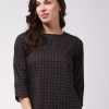 Women InWeave | Women'S Black Pin Dot Top - Inweave