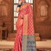 Women Sangam Prints | Women'S Patola Silk Woven Zari Work Traditional Saree - Sangam Prints Pink