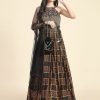 Women Phenav | Women'S Ethnic Motifs Printed Embroidered Ethnic Gown With Dupatta - Phenav Multi Color