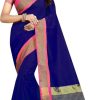 Women Vamika | Women'S Weaving Cotton Silk Saree - Vamika Blue