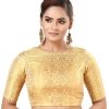 Women Madhu Fashion | Women'S Traditional Benaras Brocade Readymade Stitched Saree Blouse - Madhu Fashion