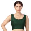 Women Shringaar | Women'S Polyester Sleeveless Saree Blouse. - Shringaar Green