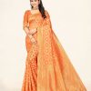 Women Sweet Smile | Women'S Color Stylish Saree With Blouse Set - Sweet Smile Peach