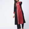 Women Aniyah | Women'S Block Printed Straight Kurta - Aniyah Red