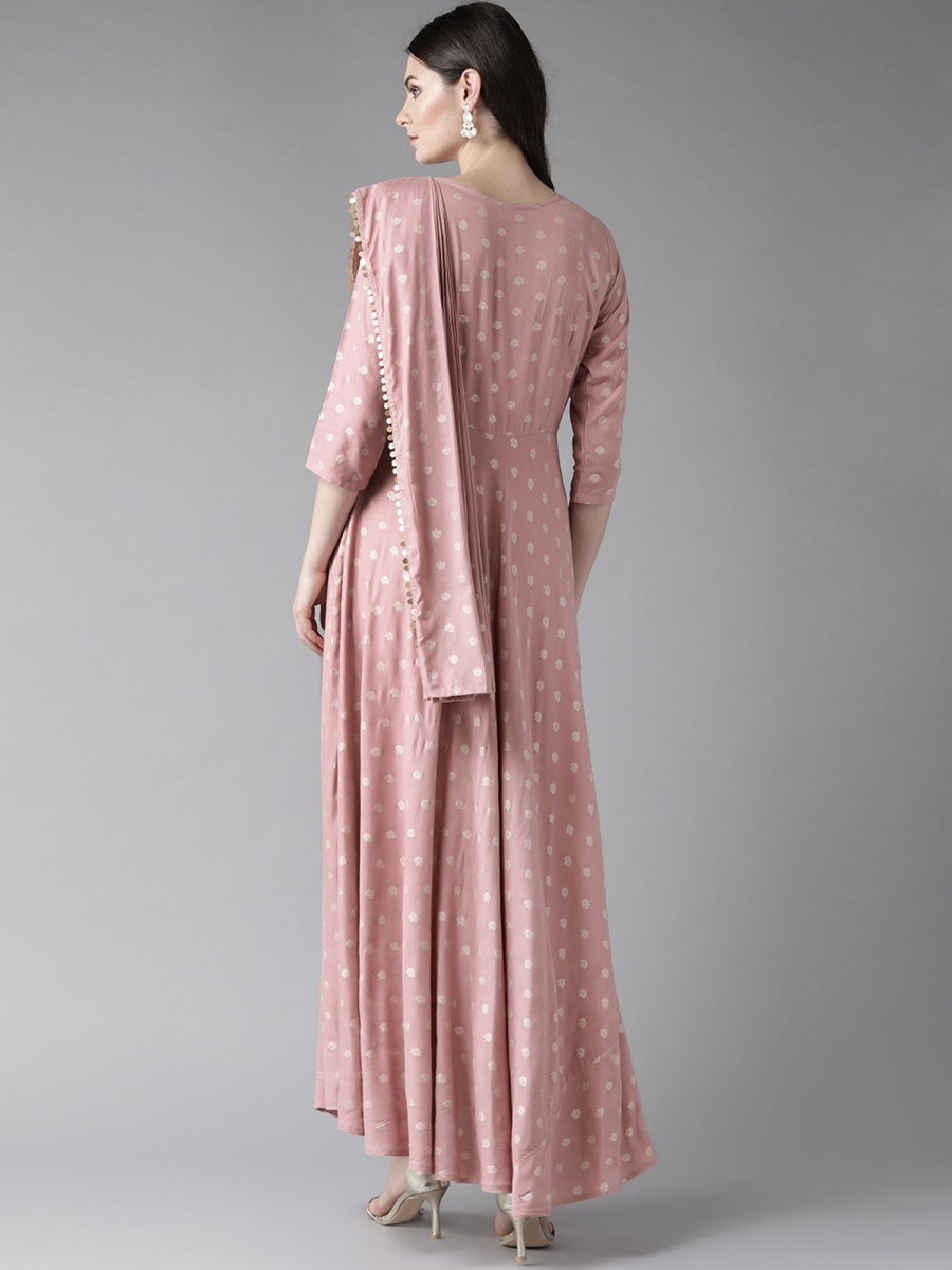 Women Ahalyaa | Women'S Women'S Light Pink Only Gown - Ahalyaa