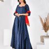 Women RANGPUR | Women'S Anarkali Set-Rangpur Blue