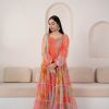 Women SARAS THE LABEL | Multicoloured Gown For Women By Saras The Label- (1Pc Dress) Multi Color