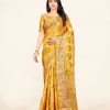 Women Sweet Smile | Women'S Color Stylish Saree With Blouse Set - Sweet Smile Yellow