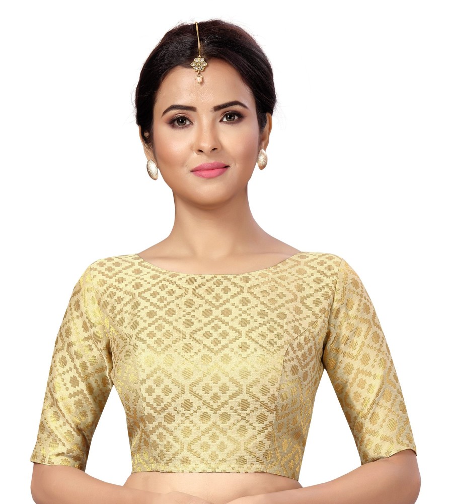 Women Shringaar | Women'S Brocade Saree Blouse By Shringaar- 1 Pc