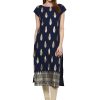 Women Ziyaa | Women Printed Kurta By Ziyaa (1 Pc Set) Blue