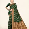 Women Sweet Smile | Women'S Color Stylish Saree With Blouse Set - Sweet Smile Green