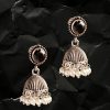 Jewellery Kamal Johar | Women'S Silver Bell Stone Jhumka -Combo Set - Kamal Johar