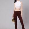 Women AKS | Women'S Slim Fit Pant - Aks Brown